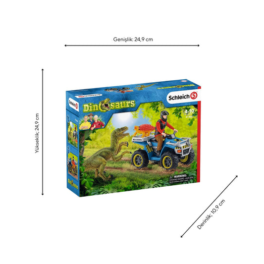 Schleich Velociraptorden Kaçış