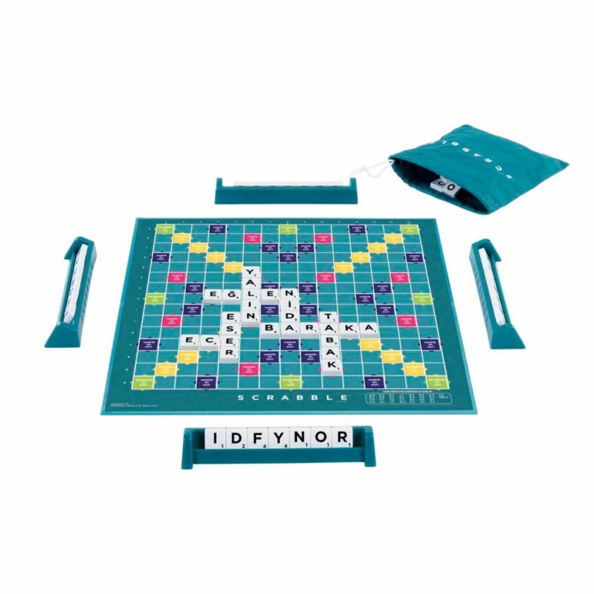 Scrabble Orijinal İkisi Bir Arada Türkçe Mattel HXV98