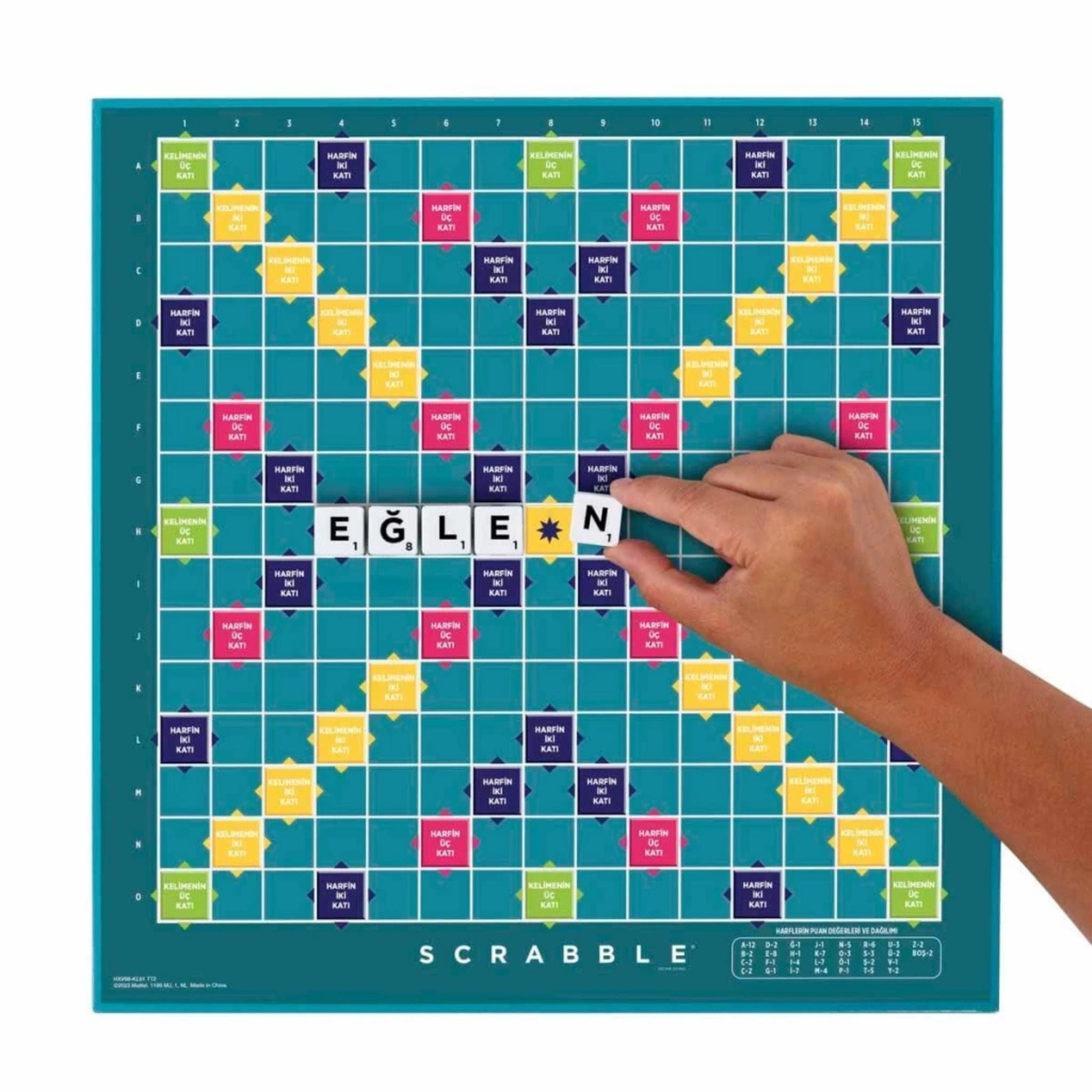 Scrabble Orijinal İkisi Bir Arada Türkçe Mattel HXV98