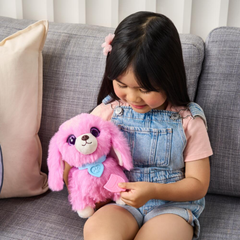 Scruff A Luvs Anne ve Yavrusu Suyla Yıkanıp Açılan Sürpriz Köpek Ailesi Pelüş S3 30192