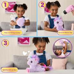 Scruff A Luvs Sevimli Suyla Yıkanıp Açılan Sürpriz Unicorn Pelüş S3-30191