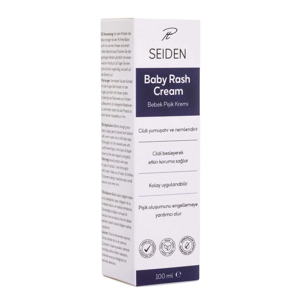 Seiden Bebek Pişik Önleyici Ve Onarıcı Bakım Kremi Vegan 100ml