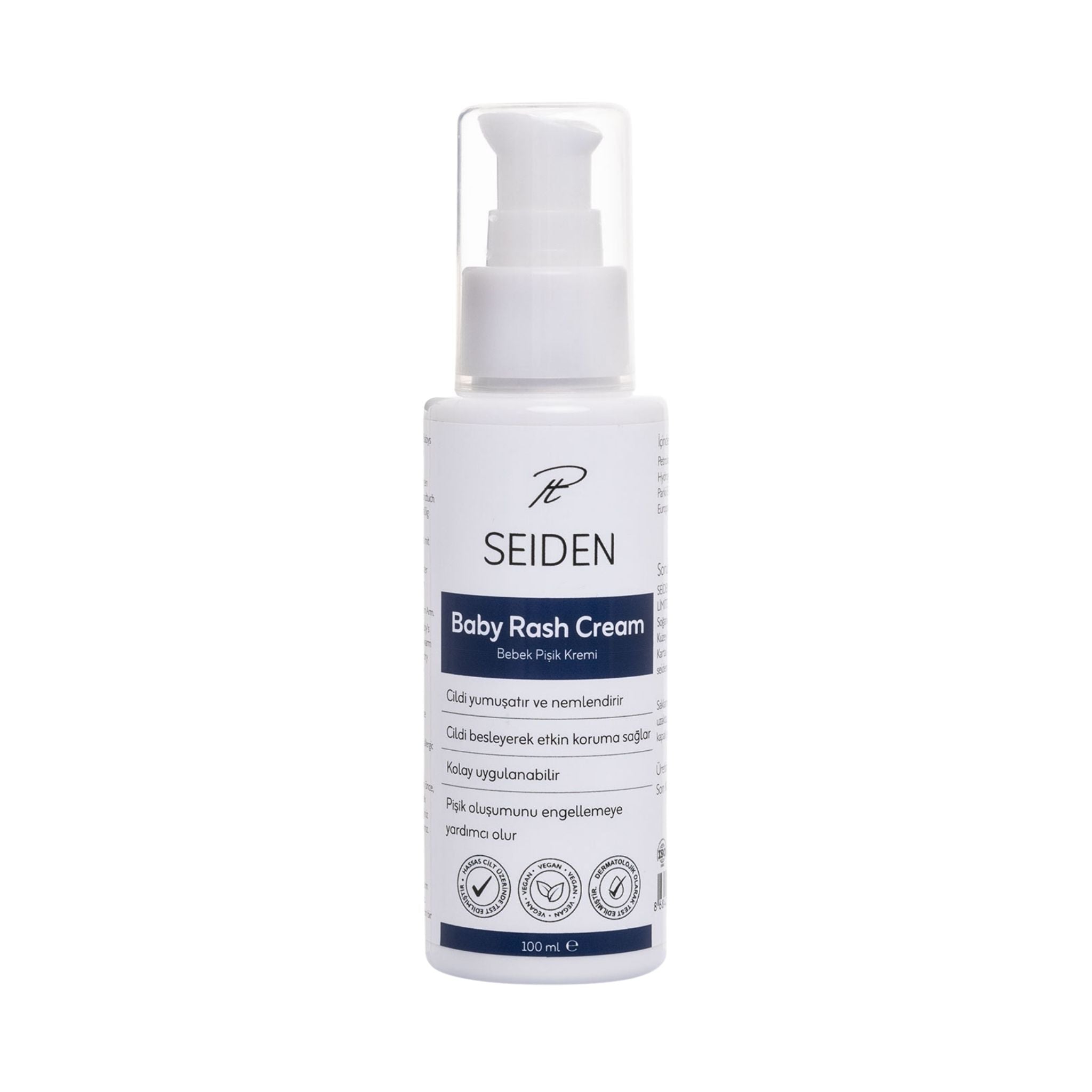 Seiden Bebek Pişik Önleyici Ve Onarıcı Bakım Kremi Vegan 100ml