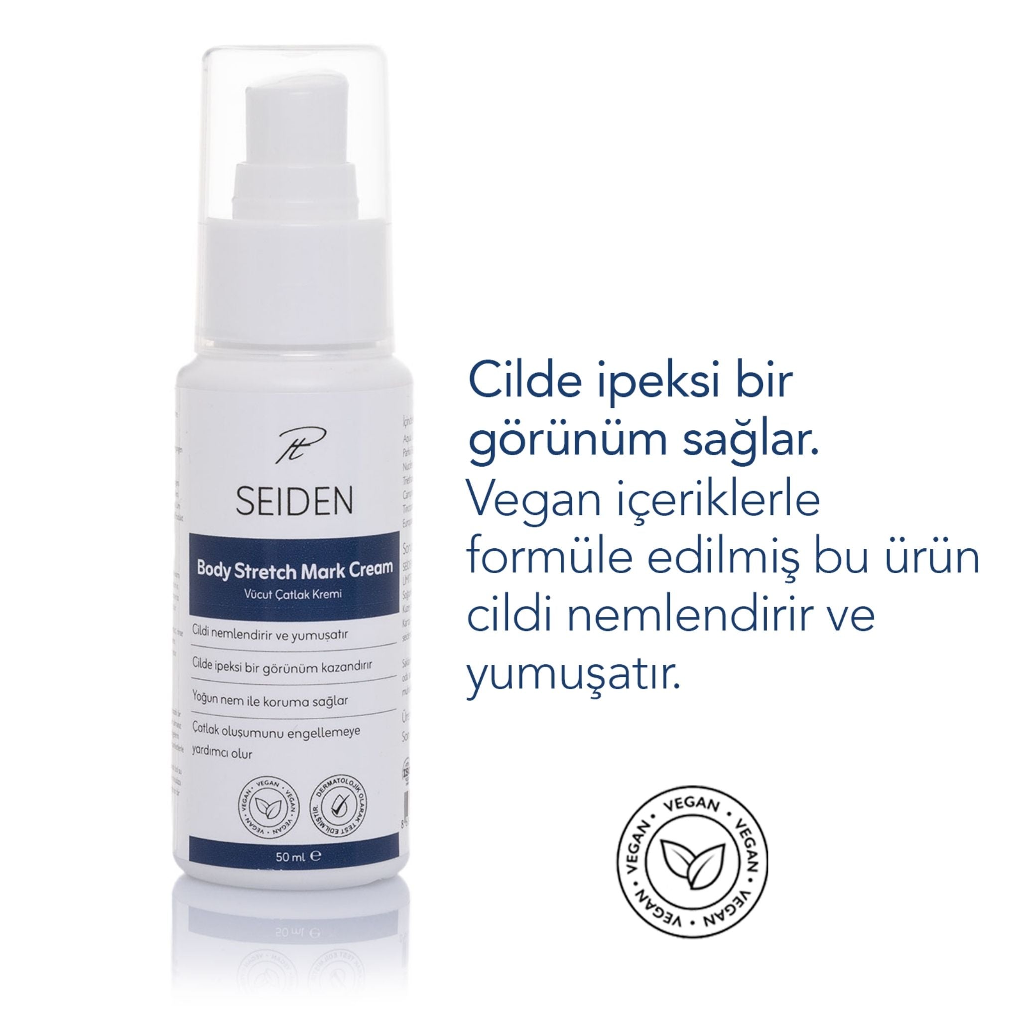 Seiden Vücut Çatlak Önleyici Doğal Bakım Kremi 50ml