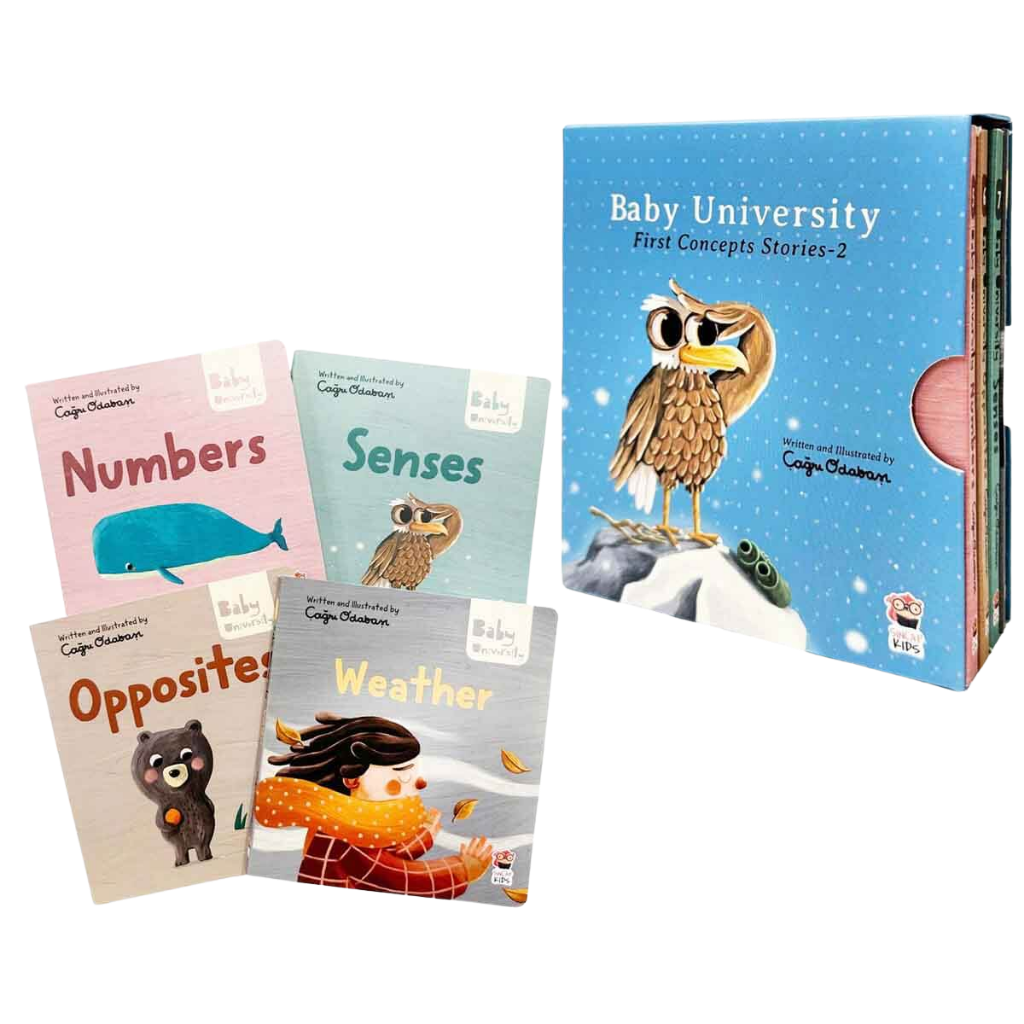 Sincap Kitap Baby University First Concept Stories 2 (4 Book)
