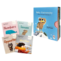 Sincap Kitap Baby University First Concept Stories 2 (4 Book)