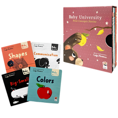 Sincap Kitap Baby University First Concepts Stories (4 Book)