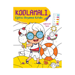 Sincap Kitap Kodlamalı Eğitici Boyama Kitabı Eğlenceli Tatil
