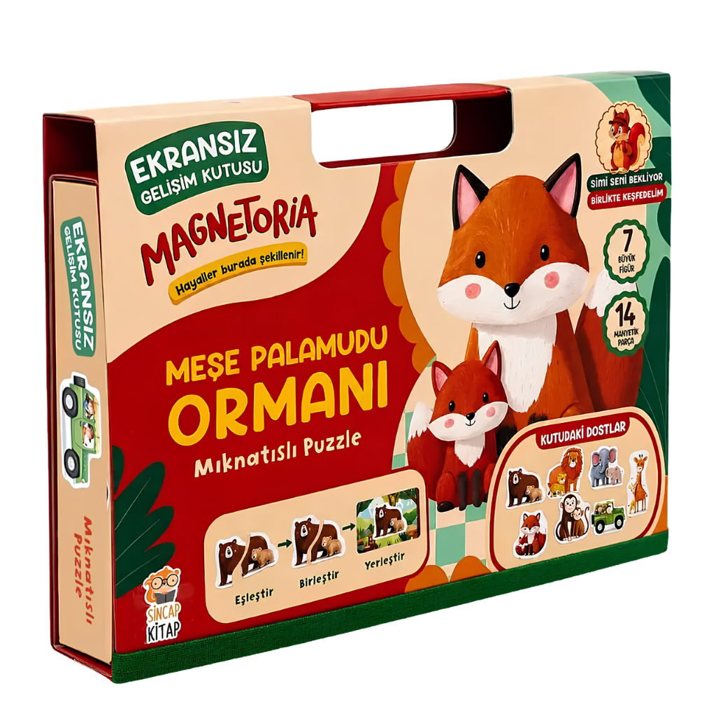 Sincap Kitap Magnetoria Meşe Palamudu Ormanı Mıknatıstlı Kitap