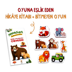 Sincap Kitap Magnetoria Meşe Palamudu Ormanı Mıknatıstlı Kitap