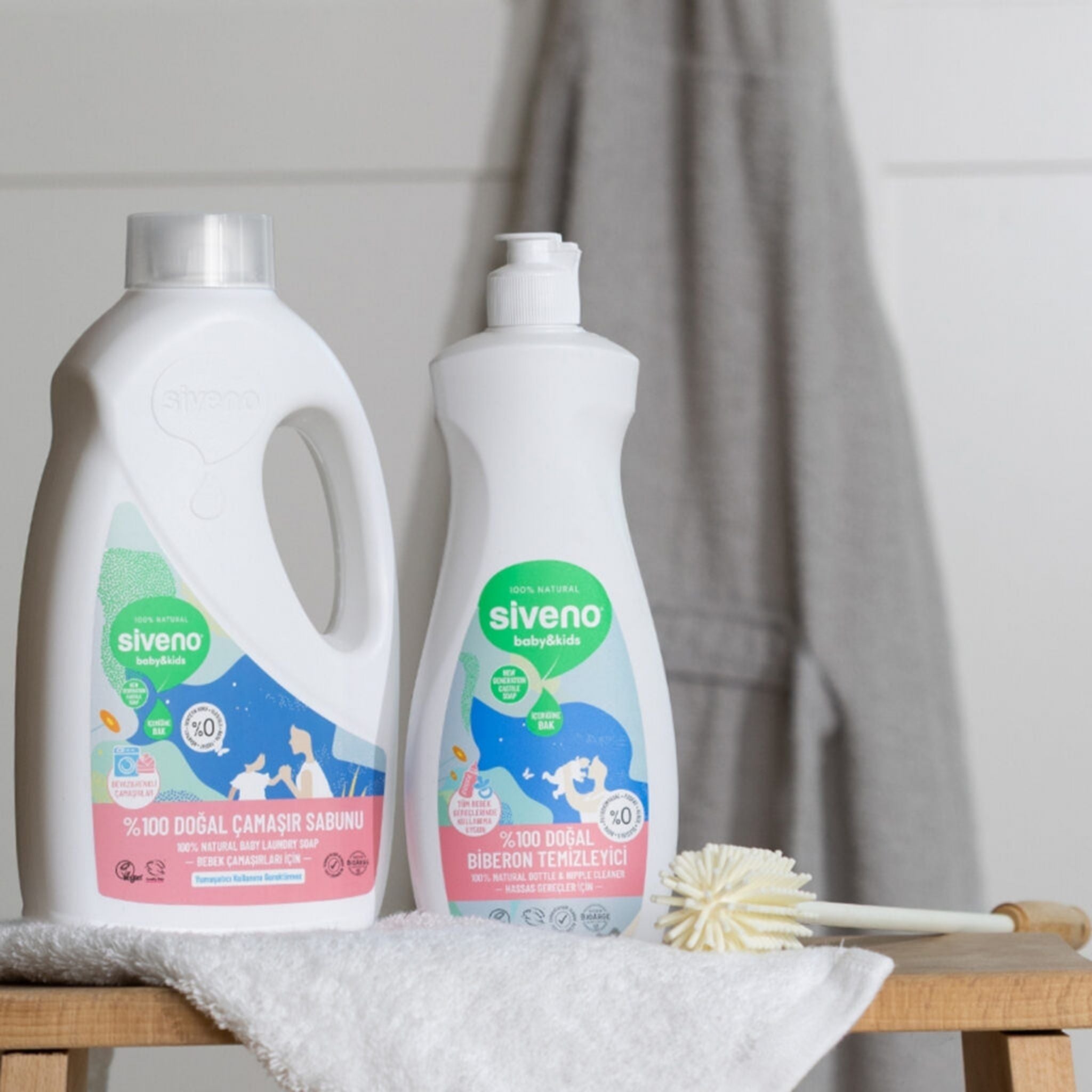 Siveno %100 Doğal Baby Çamaşır Sabunu 1lt