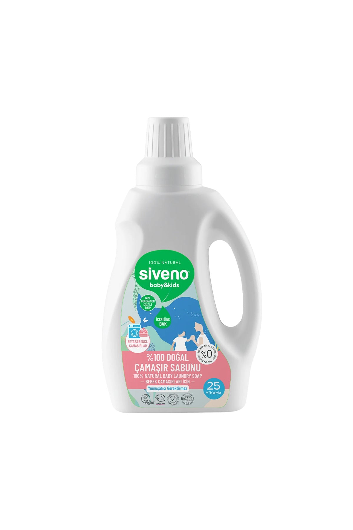 Siveno %100 Doğal Baby Çamaşır Sabunu 750ml