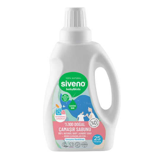 Siveno %100 Doğal Baby Konsantre Çamaşır Sabunu 750ml