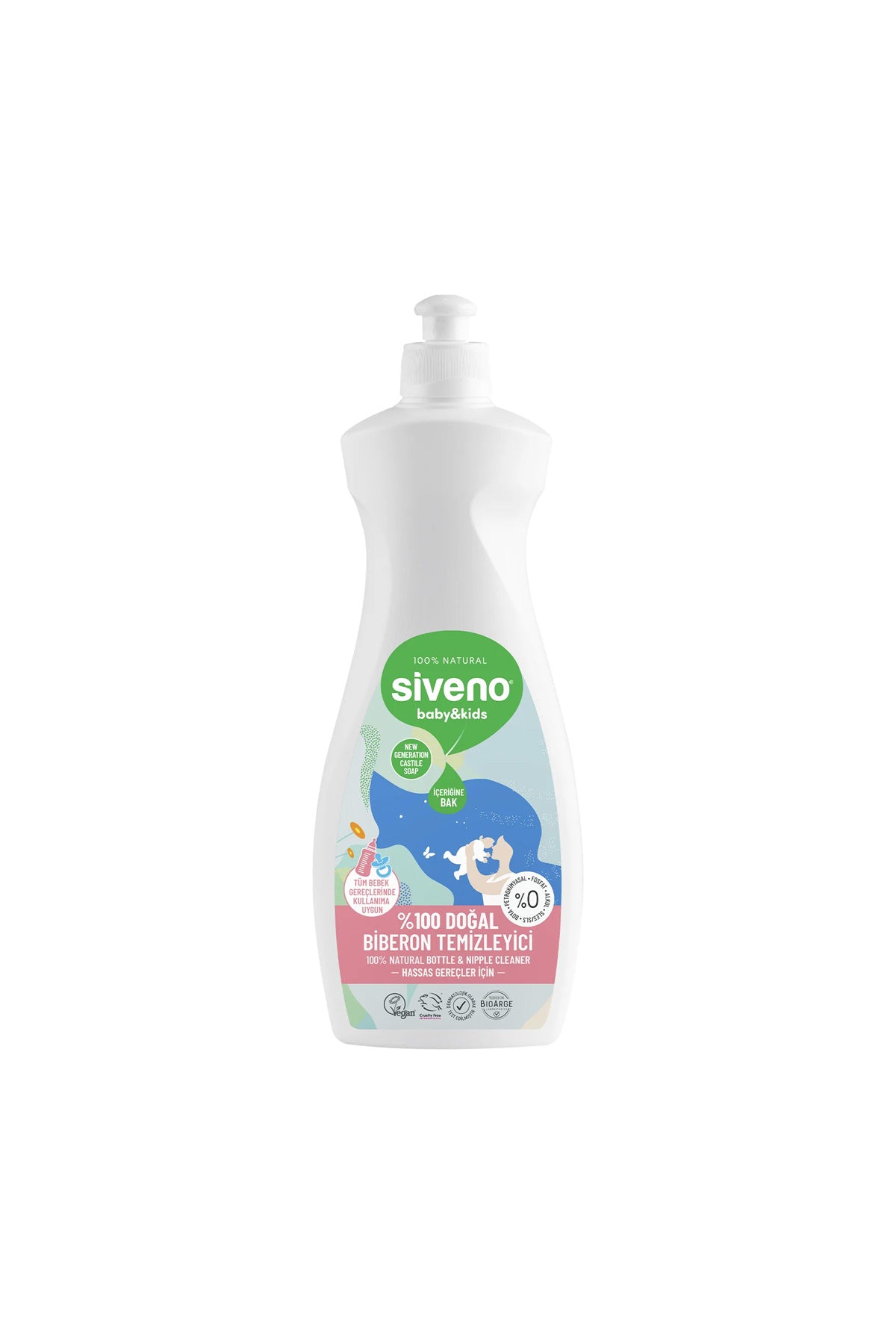 Siveno %100 Doğal Baby Emzik ve Biberon Temizleyici 500ml