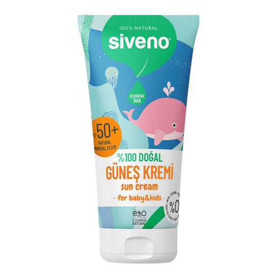 Siveno %100 Doğal Bebekler İçin Güneş Kremi 50ml