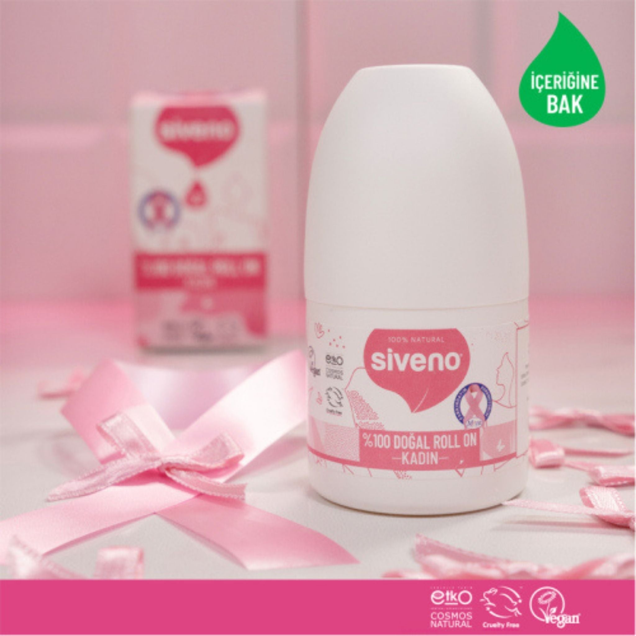 Siveno %100 Doğal Kadınlar için Roll On 50ml