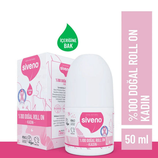 Siveno %100 Doğal Kadınlar İçin Roll-On 50ml