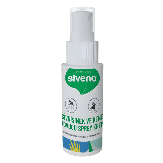 Siveno %100 Doğal Sivrisinek ve Kene Kovucu Sprey Krem 50ml