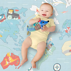 Skip Hop Çift Taraflı Oyun Halısı Harita