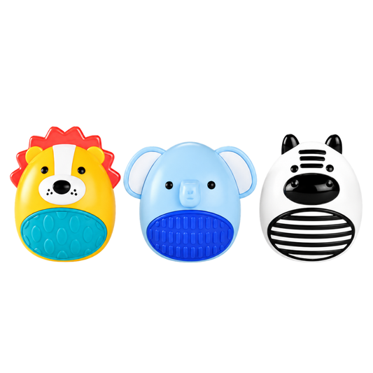 Skip Hop Jungle Beats Bebek Yumurta Çalkalayıcı 3'lü Set