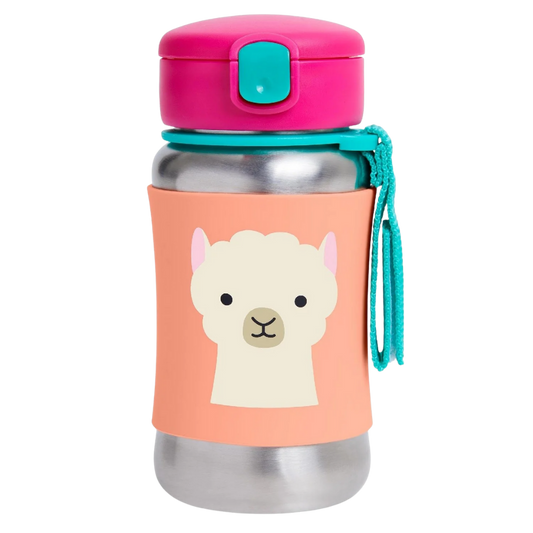 Skip Hop Pipetli Paslanmaz Çelik Suluk Lama 350ml