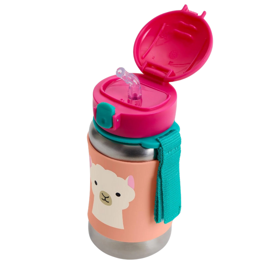 Skip Hop Pipetli Paslanmaz Çelik Suluk Lama 350ml