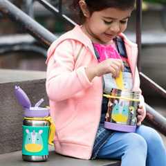 Skip Hop Pipetli Paslanmaz Çelik Suluk Unicorn 350ml - Welcome Baby