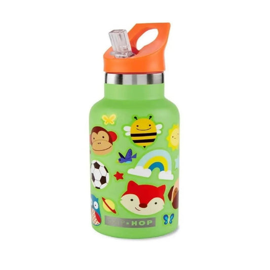 Skip Hop Spark Style Paslanmaz Çelik Stickerlı Suluk Yeşil 380ml