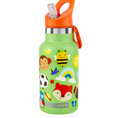 Skip Hop Spark Style Paslanmaz Çelik Stickerlı Suluk Yeşil 380ml