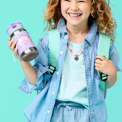 Skip Hop Spark Style Pipetli Paslanmaz Çelik Suluk Deniz Kabuğu 350ml