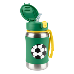 Skip Hop Spark Style Pipetli Paslanmaz Çelik Suluk Futbol 350ml