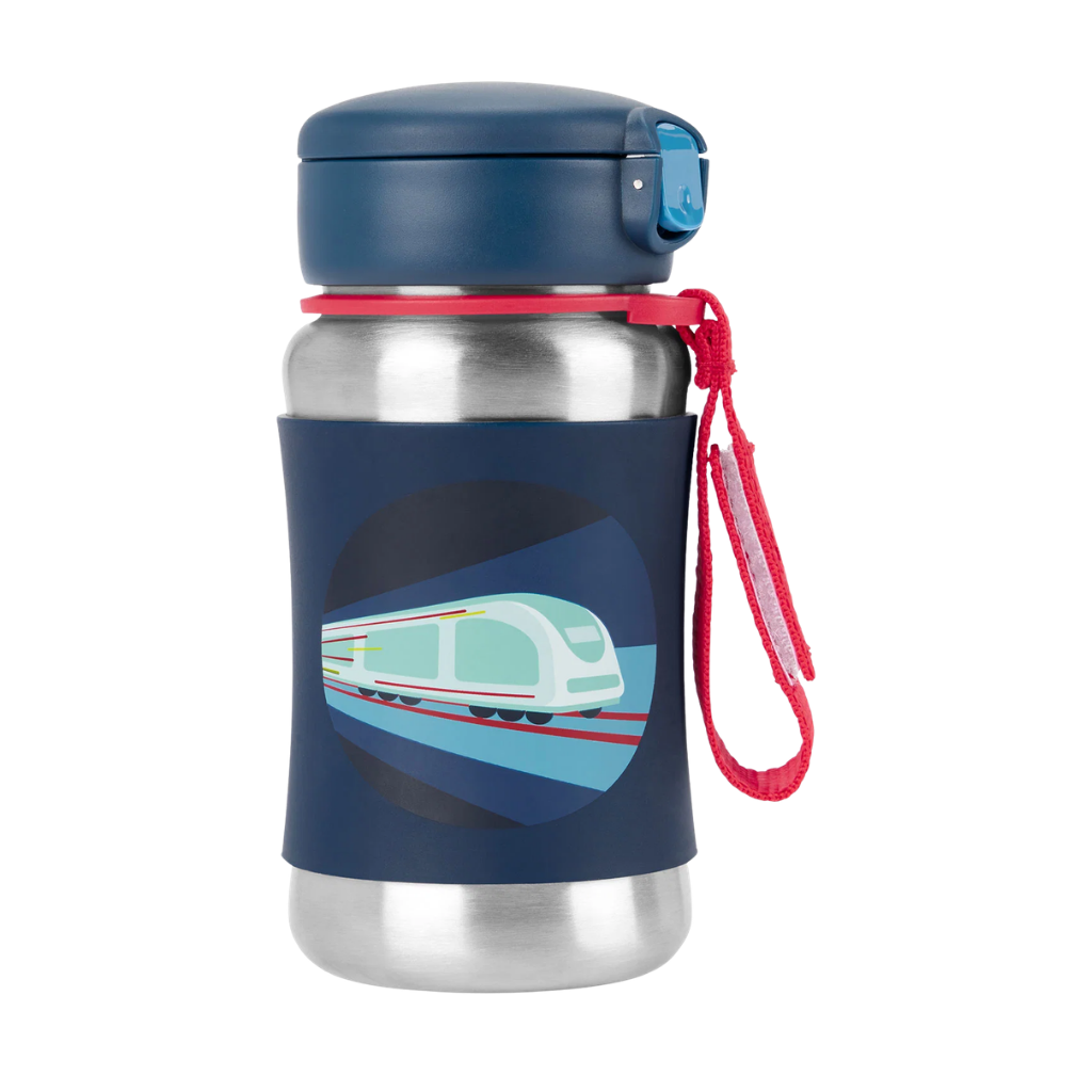 Skip Hop Spark Style Pipetli Paslanmaz Çelik Suluk Tren 350ml