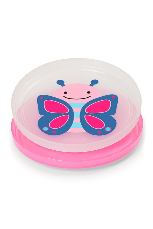 Skip Hop Zoo Kaydırmaz Tabak Seti Kelebek 2'li Set