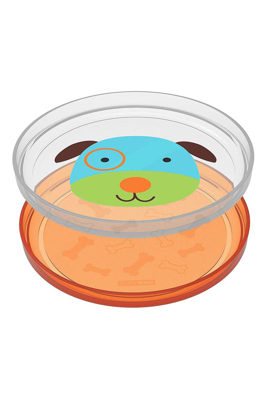 Skip Hop Zoo Kaydırmaz Tabak Seti Köpek 2'li Set