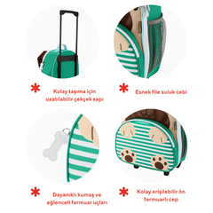 Skip Hop Zoo Tekerlekli Çanta Pug