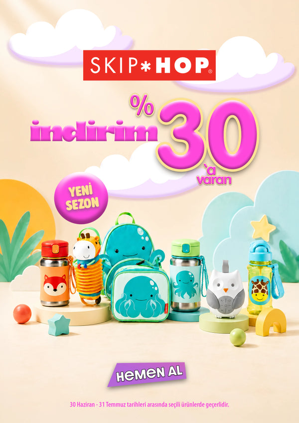 Skip Hop %30 İNDİRİM Skip hop markalı seçili ürünlerde %30'a varan indirim sizleri bekliyor ! bu fırsatı kaçırmayın Hemen Keşfet