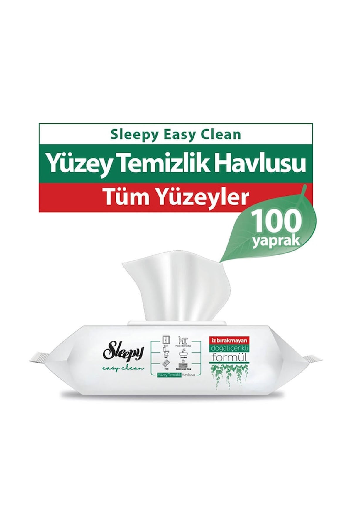 Sleepy Yüzey Temizlik Havlusu 100 Yaprak