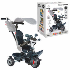Smoby Baby Driver 3 Tekerlekli Bisiklet Gri