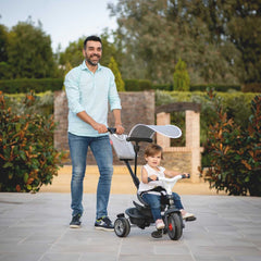 Smoby Baby Driver 3 Tekerlekli Bisiklet Gri