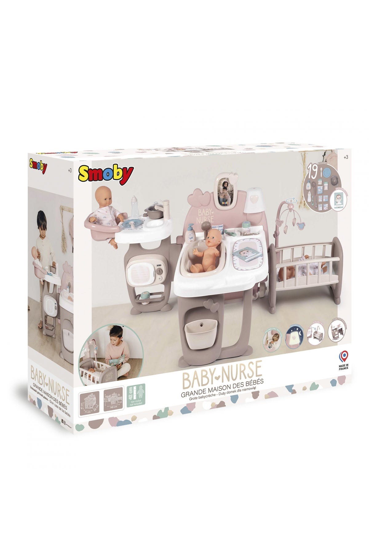 Smoby Baby Nurse Bebek Aktivite Merkezi Oyun Seti