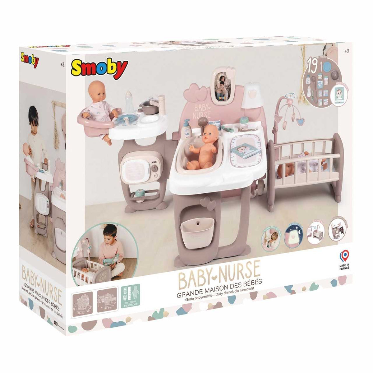 Smoby Baby Nurse Bebek Aktivite Merkezi Oyun Seti