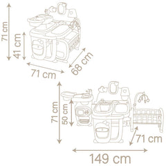 Smoby Baby Nurse Bebek Aktivite Merkezi Oyun Seti