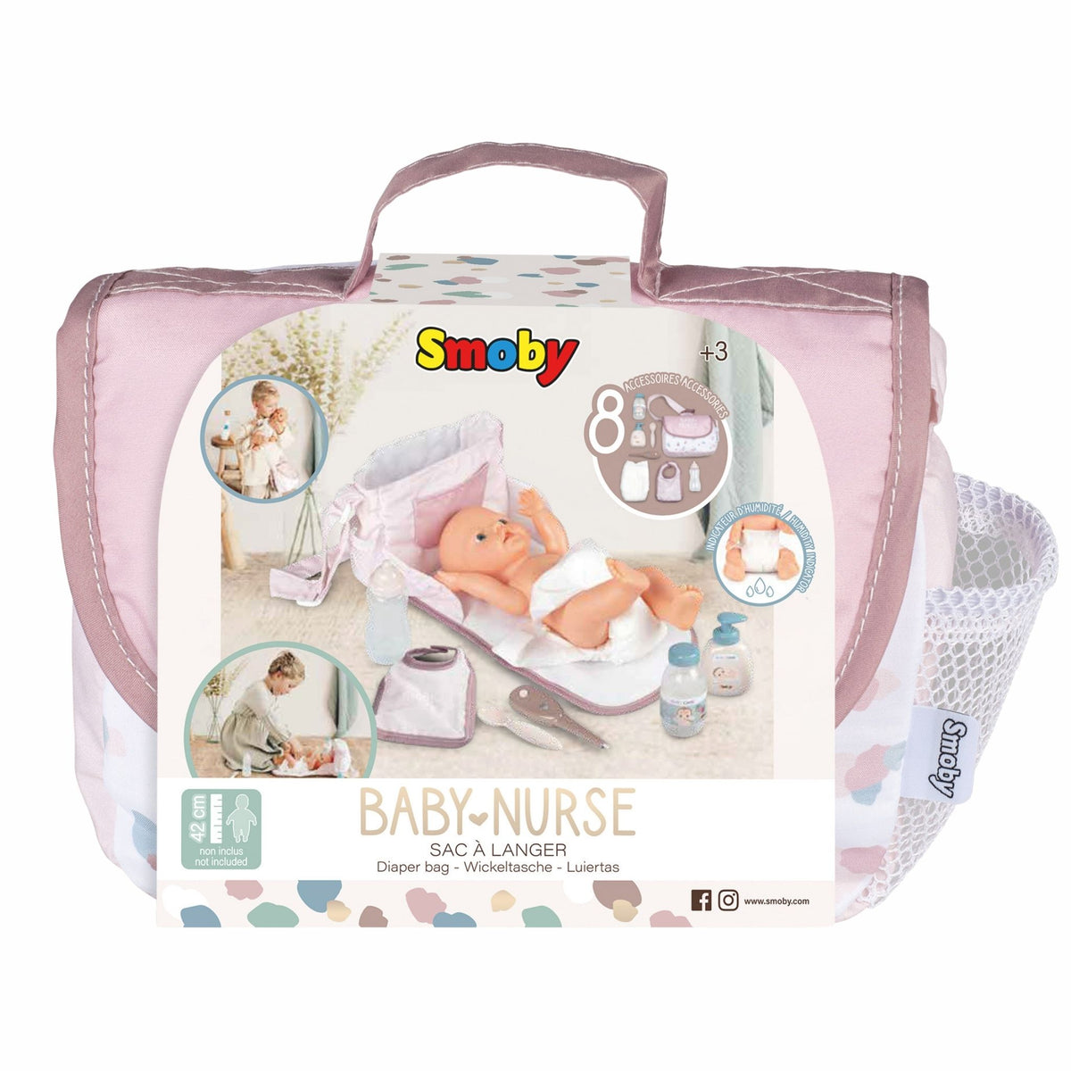 Smoby Baby Nurse Bebek Bezi Değiştirme Çantası