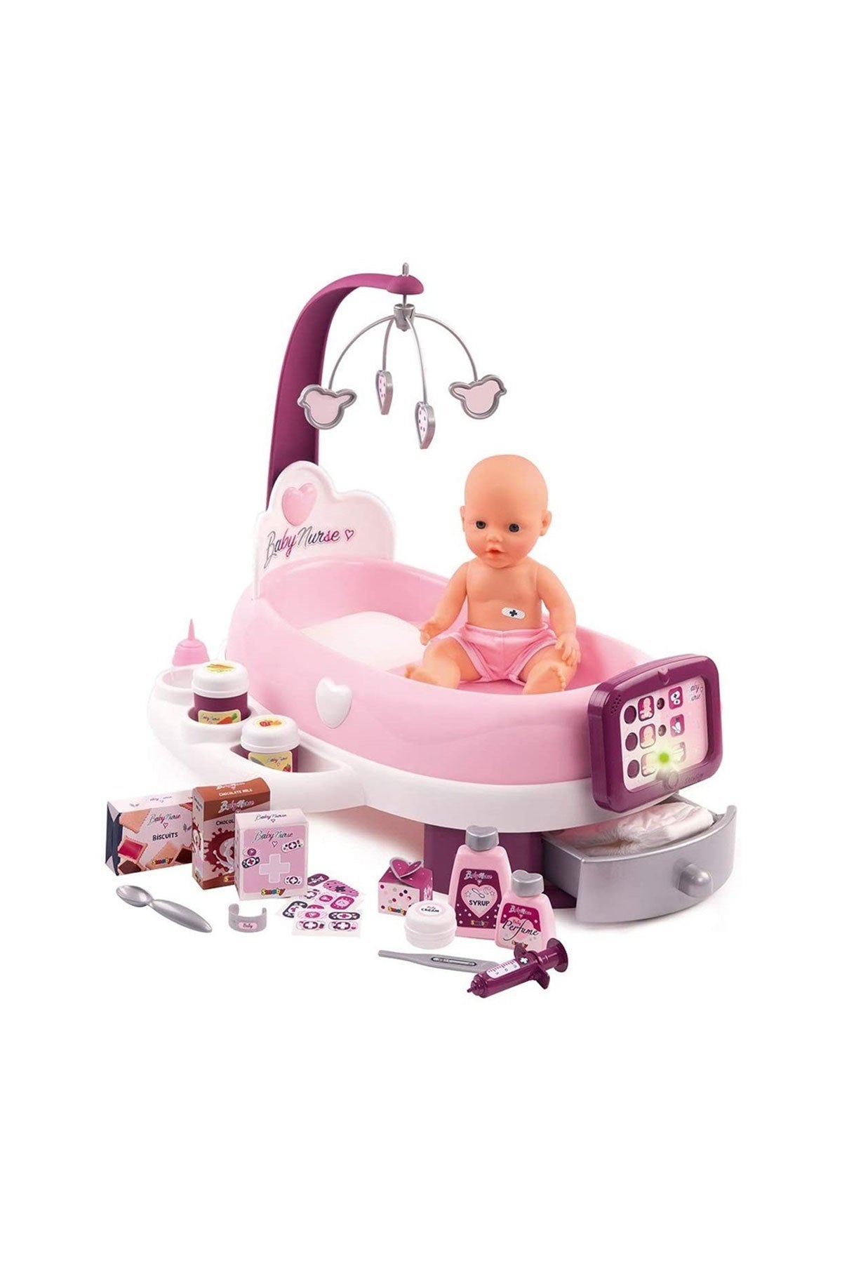 Smoby Baby Nurse Elektronik Banyo Seti