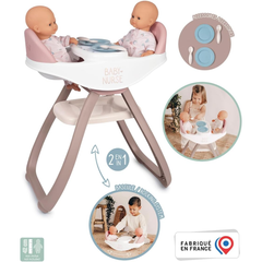 Smoby Baby Nurse İkiz Bebek Oyuncak Mama Sandalyesi