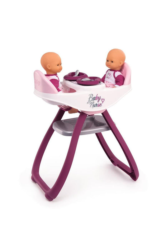 Smoby Baby Nurse İkiz Bebek Oyuncak Mama Sandalyesi - Welcome Baby