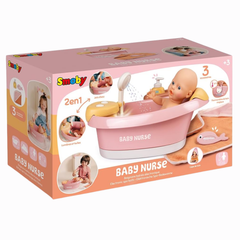 Smoby Baby Nurse Işıklı Fonksiyonlu Oyuncak Bebek Küveti