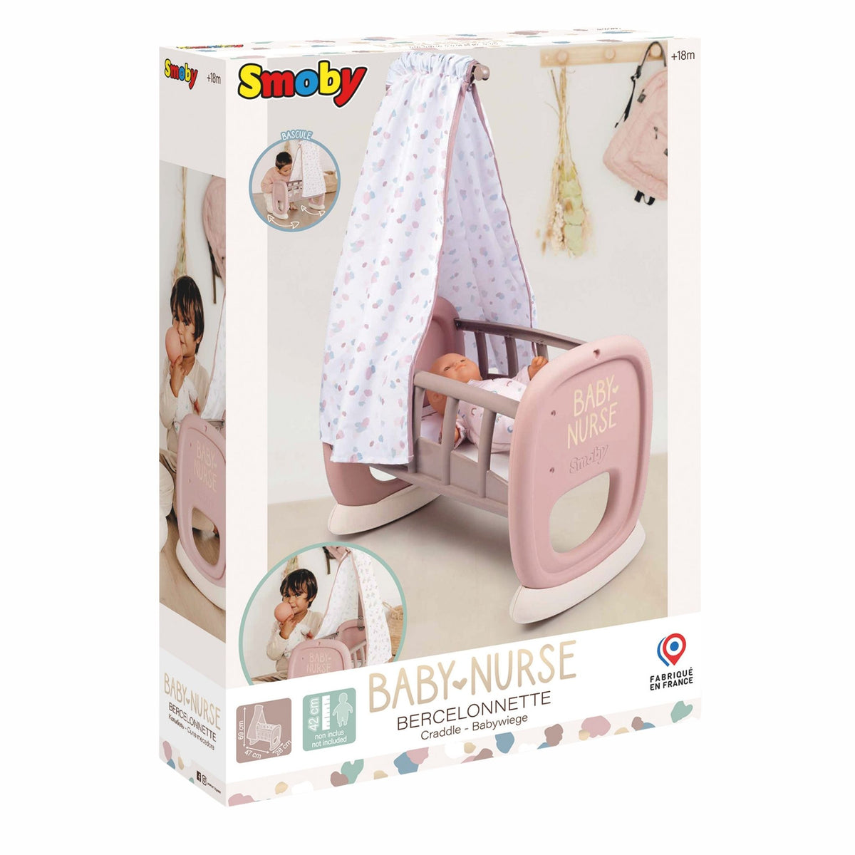 Smoby Baby Nurse Oyuncak Bebek Beşiği