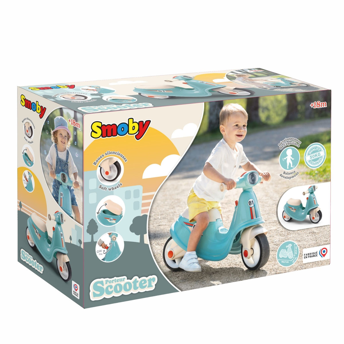 Smoby Bingit Scooter Mavi