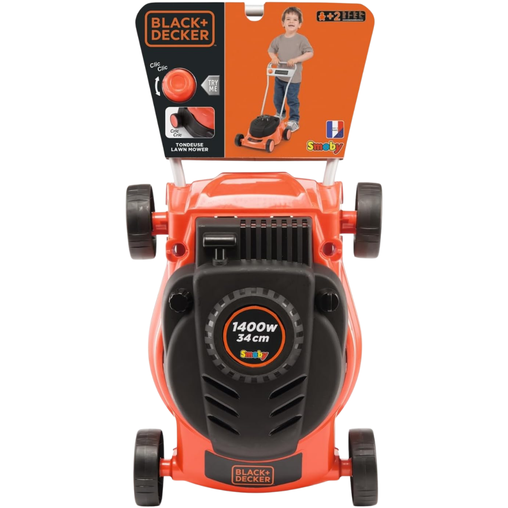 Smoby Black And Decker Oyuncak Çim Biçme Makinesi